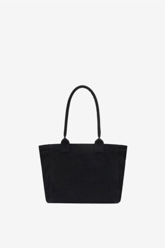 Yenky Zipped Cotton Logo Tote Bag
