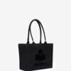 Yenky Zipped Cotton Logo Tote Bag