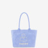 Yenky Zipped Washed Cotton Logo Tote Bag