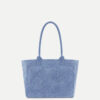 Yenky Zipped Washed Cotton Logo Tote Bag