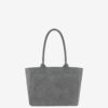 Yenky Zipped Washed Cotton Logo Tote Bag