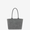 Yenky Zipped Washed Cotton Logo Tote Bag