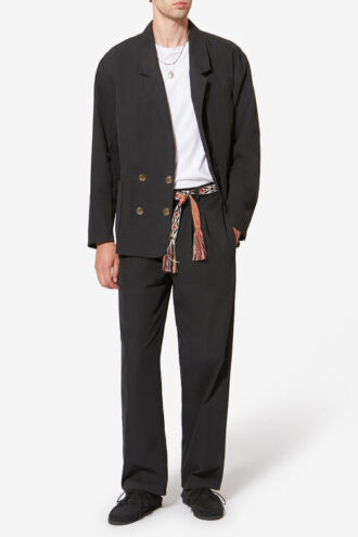 Yostin Pleated Relaxed Fit Cotton Pants
