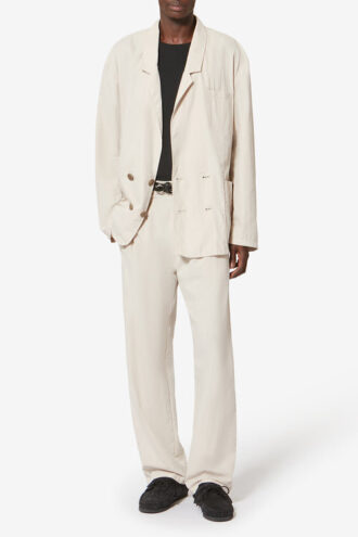 Yostin Pleated Relaxed Fit Cotton Pants