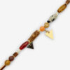 Yulian Stone, Wood, and Pendant Bracelet