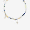 Yulian Stone, Wood, and Pendant Necklace