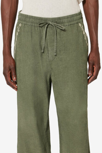 Zabel Embroidered Cotton Gauze Pants