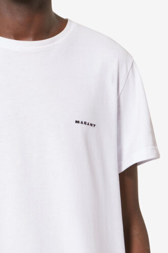 Zafferh Short-Sleeve Plain-Colored Cotton T-Shirt