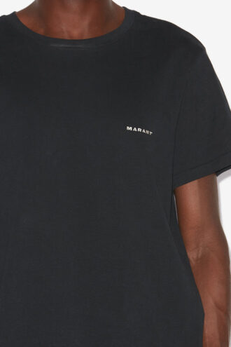Zafferh Short-Sleeve Plain-Colored Cotton T-Shirt