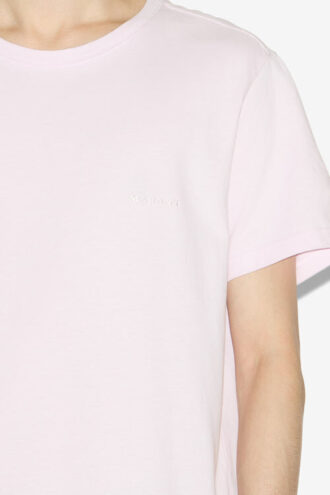 Zafferh Short-Sleeve Plain-Colored Cotton T-Shirt