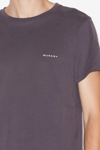 Zafferh Short-Sleeve Plain-Colored Cotton T-Shirt