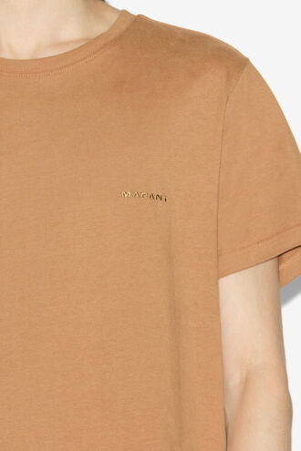 Zafferh Short-Sleeve Plain-Colored Cotton T-Shirt