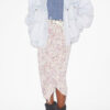 Zaine Printed Draped Skirt