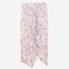 Zaine Printed Draped Skirt