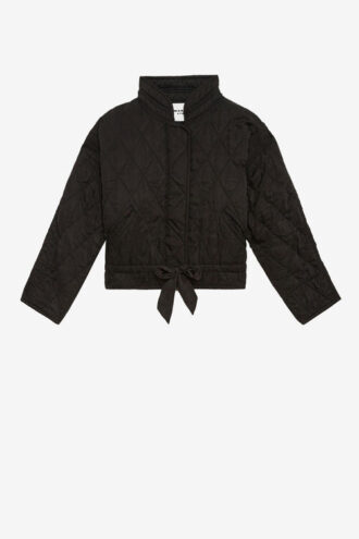Zakiane Quilted Satin Jacket