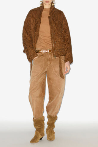 Zakiane Quilted Satin Jacket