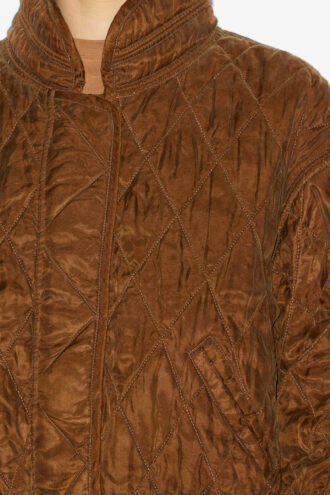 Zakiane Quilted Satin Jacket