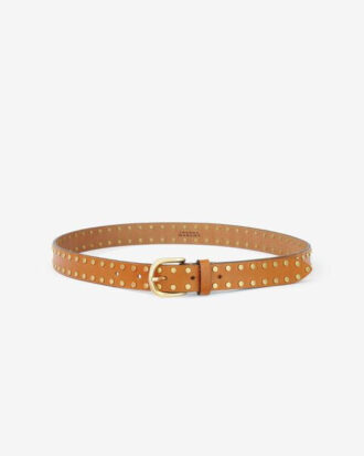 Zap Leather Buckle Belt
