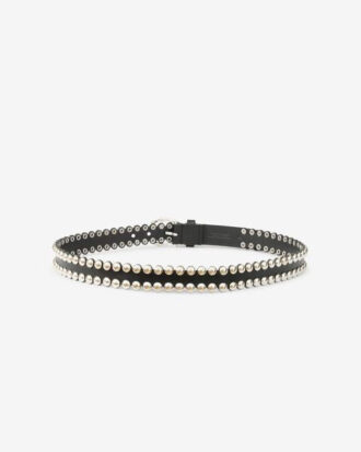 Zap Leather Buckle Belt