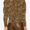 Zarga Pleated Blouse in Printed Silk