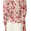 Zarga Short Printed Stretch Silk Top