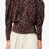 Zarga Silk Polka Dot Print Top