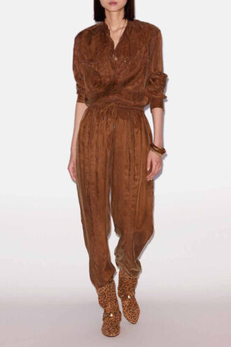 Zaylee Flowing Satin Pants