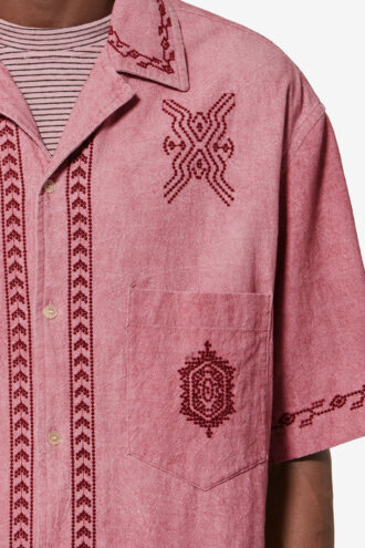 Zekim Embroidered Cotton Gauze Shirt