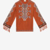 Zelda Embroidered Matka Silk Blouse