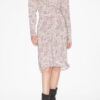 Zeliha Printed Long-Sleeve Midi Dress