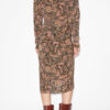 Zeliha Printed Long-Sleeve Midi Dress