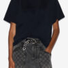 Zelitos Plain-Colored Cotton T-Shirt with Shoulder Pads