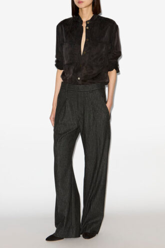 Zetta Washed Satin Shirt