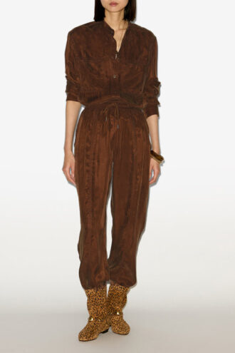 Zetta Washed Satin Shirt