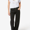 Zewel Plain-Colored Linen T-Shirt with Logo