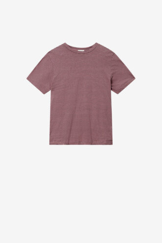 Zewel Striped Cotton and Linen T-Shirt