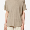 Zewel Striped Cotton and Linen T-Shirt