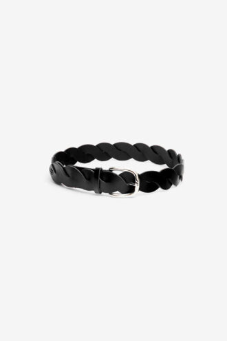 Zigza Interwoven Leather Belt