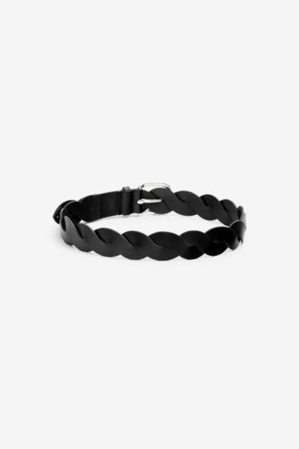 Zigza Interwoven Leather Belt