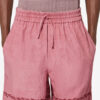Zilan Embroidered Cotton Gauze Shorts