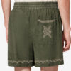 Zilan Embroidered Cotton Gauze Shorts