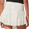 Zoelia Embroidered Silk and Cotton Shorts