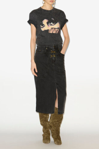 Zoeline Printed Cotton T-Shirt