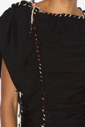 Zohra Woven Jersey Top