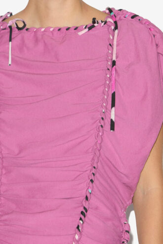 Zohra Woven Jersey Top