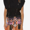 Zohra Woven Jersey Top