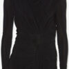 Zorah Draped Dress in Plain-Colored Jersey